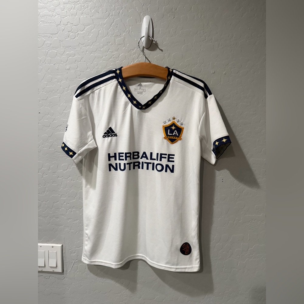 Adidas AeroReady Los Angeles‎ Galaxy Solo Un LA Soccer Jersey Small Bin 2